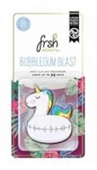 FRSH Scents VO009 Bubblegum Blast 3D Unicorn Vent Clip for Cars - Lifespan Upto 30 Days - Single Pack