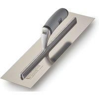 RAGNI 16" Feather Edge Stainless Steel Finishing Trowel with HIGH Lift Handle (R618S-16HL)