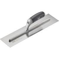 Ragni R425-14 14" Carbon Steel Cement Finishing Trowel EASIGRIP, Silver