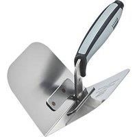 RAGNI 103° Stainless Steel Inside/Internal Corner Plastering Trowel, R65401S