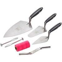 Ragni RB1013 5 Piece Brick Trowel Set