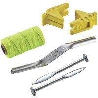 Ragni 4 Piece Bricklayers’ Accessories Kit R402BAP Neon Yellow Brick Line