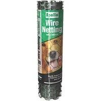 Galvanised Chicken Wire Netting Mesh Net Fence Rabbit Aviary Pet, 5m 10m 25m 50m