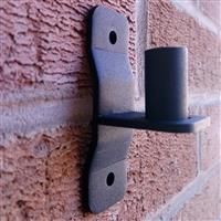 Apollo Easy Fit Wall Bracket 9 x 5cm in Black Galvanised Steel