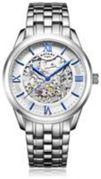 Rotary Men's Silver Stainless Steel Bracelet Watch