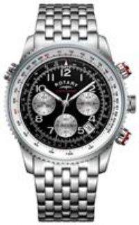 Rotary Men's Chronograph Stainless Steel Bracelet Watch
