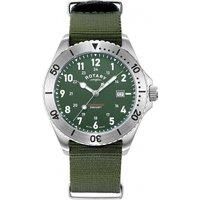 Rotary Commando Gents Watch (GS05475/56 Green Dial)