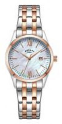 Rotary Ladies Two Tone Stainless Steel Bracelet Watch