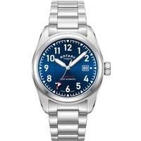 Rotary Commando Pilot Auto Men/'s Steel Blue Watch GB05470/52