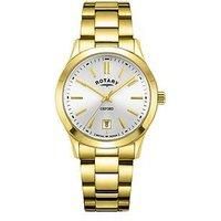 Rotary Contemporary Oxford Gold Plated Watch LB05523/06