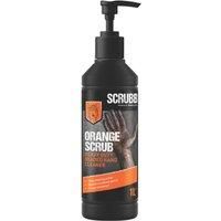 SCRUBB Orange Scrub Heavy Duty Beaded Hand Cleaner, Deep Cleaning Action with Scrubbing Agents, 1L Pump Top