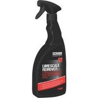 SCRUBB Limescale Remover Trigger Foam Spray, For Bathroom Washroom and Kitchen, Eliminates Limescale and Watermarks from Surfaces, Taps, Tiles & Shower Glass, 750ml