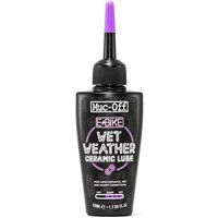Muc Off Fahrrad Kettenöl eBike 50 ml Wet Lube Pedelec Rad Pflege Schmiermittel Nässe, 1111