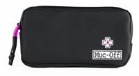 Muc-Off 20278 Rainproof Essentials Case - Tough 900D Polyester Black Water-Repellant Storage Pouch - Ideal For Storing Spare Tubes, Tyre Levers And Phone