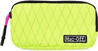 Muc Off Rainproof Essentials Case, Hi-Vis - Tough 900D Polyester Water-Repellant Storage Pouch - Ideal For Storing Spare Tubes, Tyre Levers And Phone, One Size, MU-ACC-2278