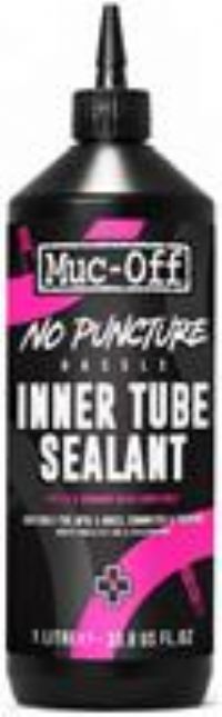 Muc-Off No Puncture Hassle Inner Tube Sealant, 1 Litre - Advanced Bicycle Tyre Sealant For Repairing Inner Tube Punctures Of Up To 4mm