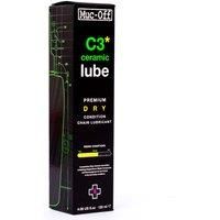 Muc-Off 872 C3 Ceramic Dry Chain Lube, 120 Millilitres - Premium Bike Chain Lubricant With UV Tracer Dye - Formulated For Dry And Dusty Weather Conditions