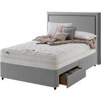 Silentnight Mirapocket 2000 Memory 150cm 2 Drawer Divan Set Slate Grey