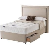 Silentnight Miracoil Ortho 135cm 2 Drawer Divan Bed Set Sandstone