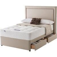 Silentnight Miracoil Ortho 4-Drawer Storage Divan Set Sandstone - 135cm