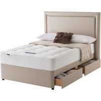 Silentnight Miracoil Ortho 4-Drawer Storage Divan Set Sandstone - 180cm