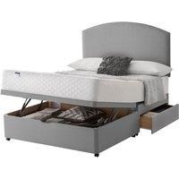 Silentnight Miracoil Ortho 135cm Mattress with Ottoman and 2 Drawer Divan Bed Set - Grey