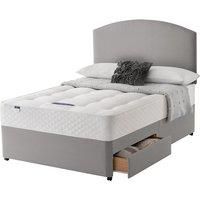 Silentnight Miracoil Ortho 150cm 2 Drawer Divan Bed Set - Grey
