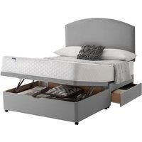 Silentnight Miracoil Ortho 150cm Mattress with Ottoman and 2 Drawer Divan Bed Set - Grey