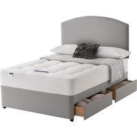 Silentnight Miracoil Ortho 4-Drawer Storage Divan Set Grey - 180cm