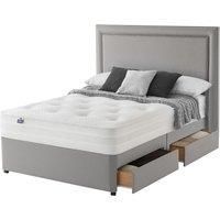Silentnight Mirapocket 1200 Which Best Buy 4Drawer Storage Divan Bed Set Grey  150cm