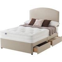 Silentnight Mirapocket Deluxe 1200 Divan Bed Silentnight Size: Super King (6'), Colour: Sandstone, Base Type: 4 Drawers  - Sandstone - Size: Super King (6')