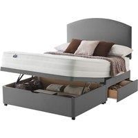 Silentnight Mirapocket 1200 Which Best Buy 135cm Mattress with Ottoman and 2 Drawer Divan Bed Set - Grey