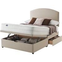 Silentnight Mirapocket 1200 Which Best Buy 150cm Mattress with Ottoman and 2 Drawer Divan Bed Set  Sand