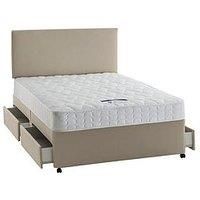 Silentnight Miracoil Celine Divan With Storage Options  Medium/Firm