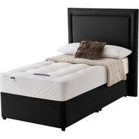 Silentnight Miracoil 90cm Ortho Non Storage Divan Set Ebony - Single