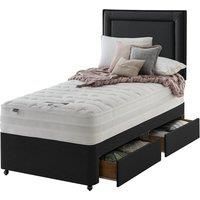 Silentnight Mirapocket 2000 Memory 90cm 2 Drawer Divan Set - Ebony