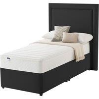 Silentnight Miracoil Memory 90cm Non Storage Divan Set Ebony