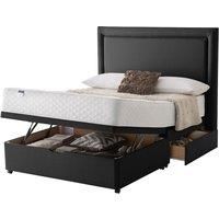 Silentnight Miracoil Ortho 135cm Mattress with Ottoman and 2 Drawer Divan Bed Set - Ebony