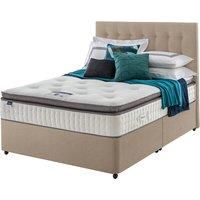 Silentnight Miracoil Geltex 90cm Non Storage Divan Set Sandstone