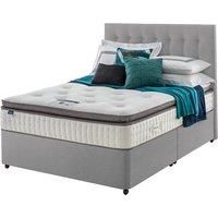 Silentnight Miracoil Geltex 90cm Non Storage Divan Set Slate Grey