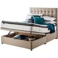 Silentnight Miracoil Geltex 135cm Ottoman NonStorage Divan Bed Set  Sandstone
