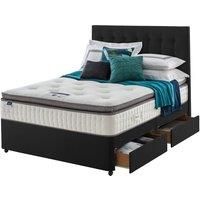 Silentnight Miracoil Geltex 135cm 4 Drawer Divan Set Ebony