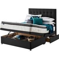 Silentnight Miracoli Geltex 135cm Ottoman 2 Drawer Divan Set - Ebony