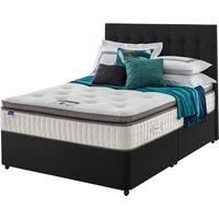 Silentnight Miracoil Geltex 150cm Non-Storage Divan Set Ebony