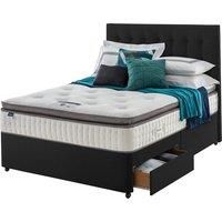 Silentnight Miracoil Geltex 150cm 2 Drawer Divan Set Ebony