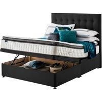 Silentnight Miracoil Geltex 150cm Ottoman Non-Storage Divan Bed Set - Ebony