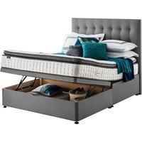 Silentnight Miracoil Geltex 180cm Ottoman Non-Storage Divan Bed Set - Slate Grey