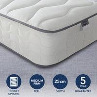 Silentnight Medium Firm 800 Pocket Mattress White
