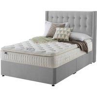 Silentnight Mirapocket Latex 1000 Non Storage Divan Bed - Velvet Silver Double