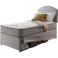 Silentnight Healthy Growth Imagine Miracoil Mattress and Maxi Store Single Bed - Slate Grey